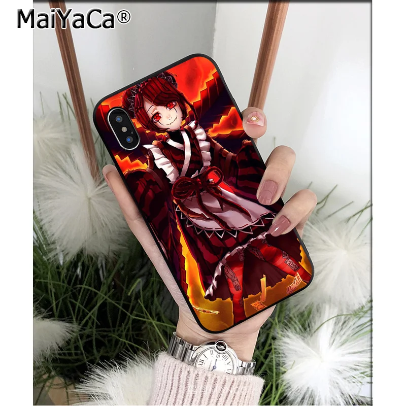 A7 MaiYaCa персонаж аниме Overlord Albedo TPU Мягкий силиконовый чехол для телефона чехол для iPhone 6S 6plus 7plus 8 8Plus X Xs MAX 5 5S XR - Цвет: A7