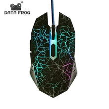 Проводная игровая мышь-лягушка, светодиодный светильник, оптическая мышь, подсветка для игрового ноутбука, ноутбука, ПК, настольного компьютера для windows Mac