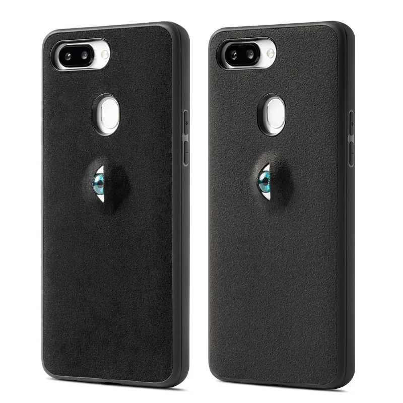 

Wangcangli Devil's Eye Suede Mobile Shell for OPPO R15 All Inclusive Leather mobile phone protection case