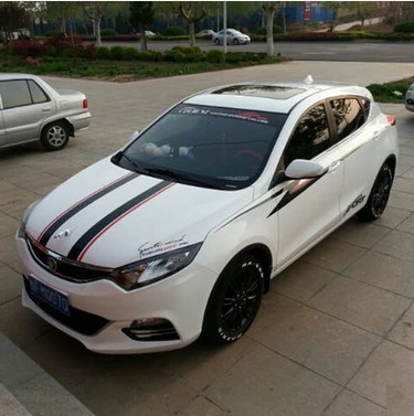 Black Red Customize Sides Hood Car Body Stickers Personality Stripes Waterproof Wonderful New Design Car Body Sticker Car Body Sticker Designcar Body Stripes Aliexpress