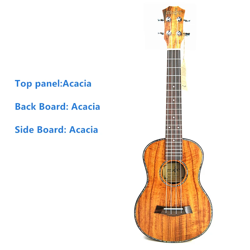 

Ukulele Acacia 23 26 Inch Mini Guitar Electric Acoustic Concert Tenor 4 Strings Ukelele Guitarra