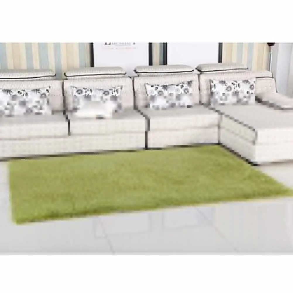 

Fluffy Rug Anti-Skiding Shaggy Area Rug Dining Room Carpet Floor Mat G Green shaggy rugs shag rugs APJ PML