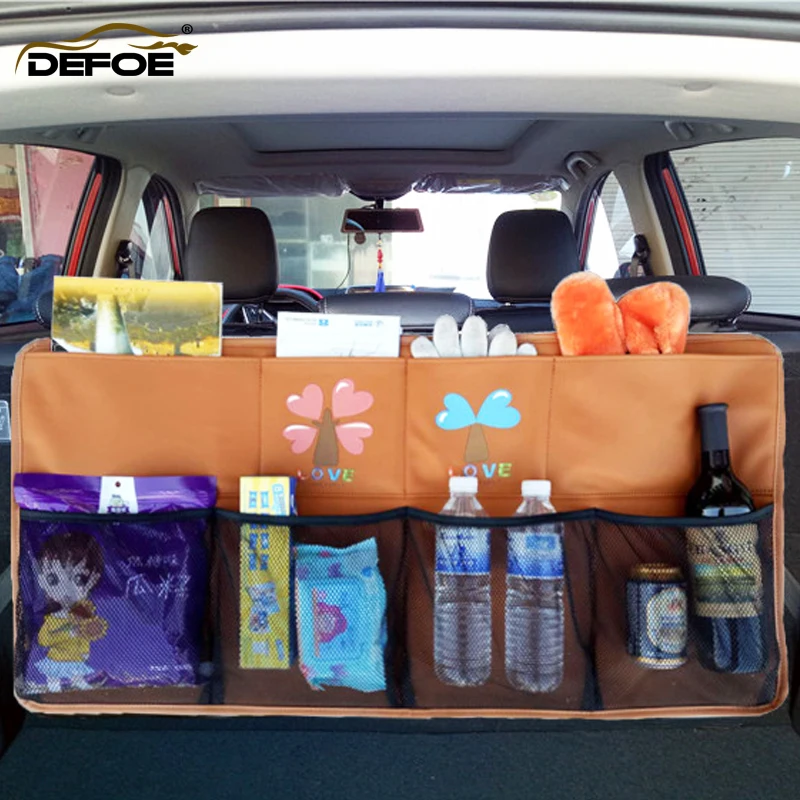 

New car trunk bag SUV car organizer car seat organizer car storage bing box size 90*48cm trunk organizer freeshipping