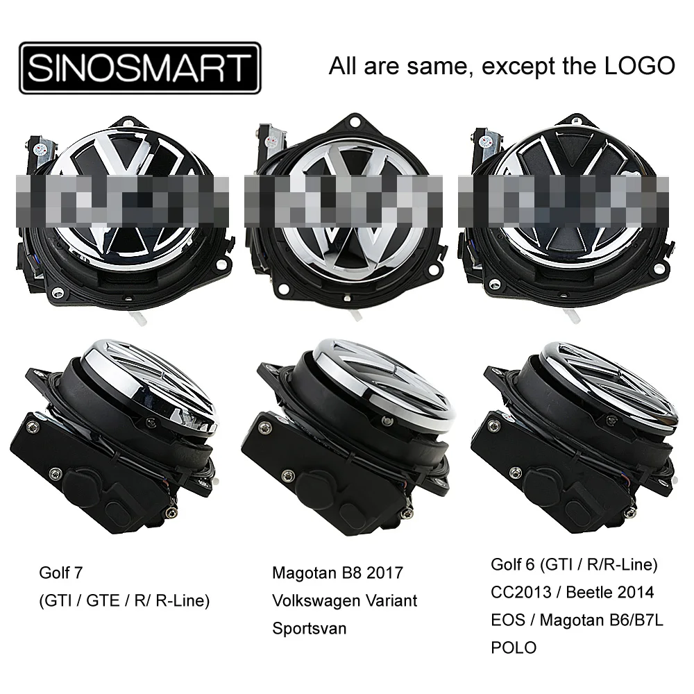 SINOSMART классная камера заднего вида с логотипом для гольфа 6 7 8 CC Passat Magotan B8 Lavida Beetle