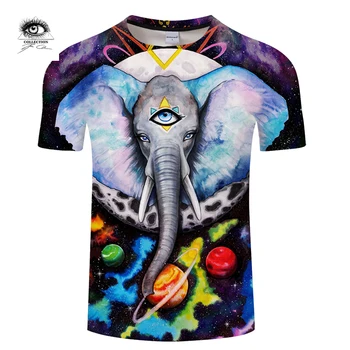 

Alien elefant By Pixie coldArts 3D Print T shirt Men Summer Short Sleeve Anime Tops&Tees Boy Tshirt Streetwear DropShip ZOOTOPBE