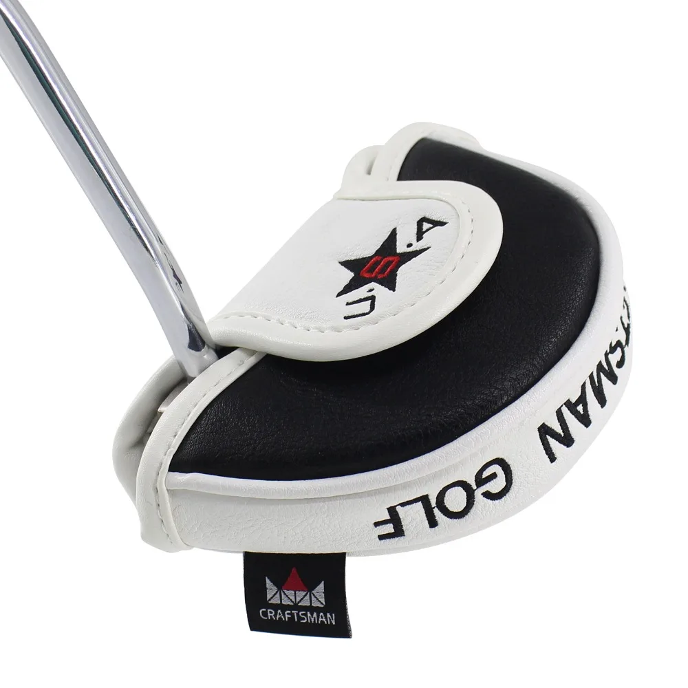 CRAFTSMAN GOLF USA Flag Red Stripes Mid Mallet Putter Head Cover (8)
