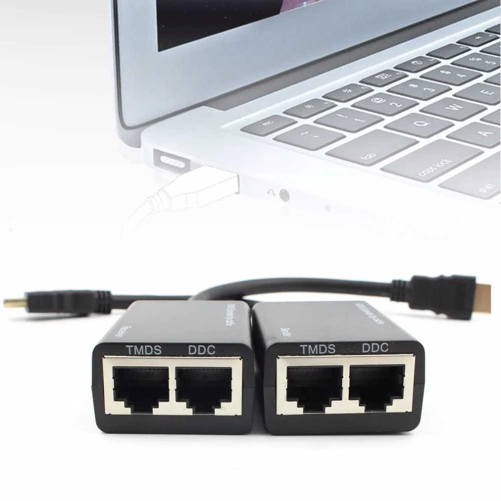 1080 P HDMI по RJ45 CAT5e CAT6 UTP LAN Ethernet балун Extender повторителя расширения сети усилитель