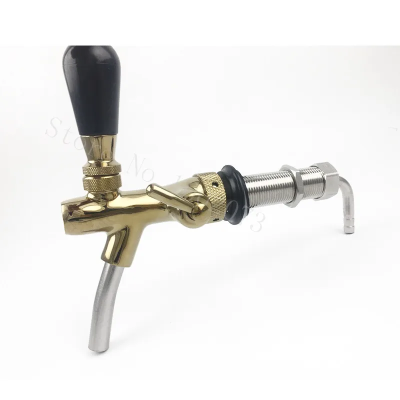 Adjustable Draft Beer Tap Faucet with chrome plating homebrew making Bar Keg Dispenser Tap (5)