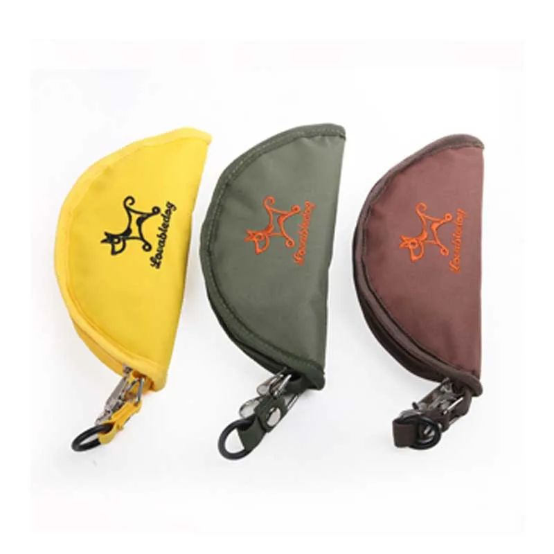 

High Quality Portable Pet Travel Water Bowl Oxford Cloth Folding Portable Waterproof Outdoor Pet Dog Bowl Pet Products Supplies