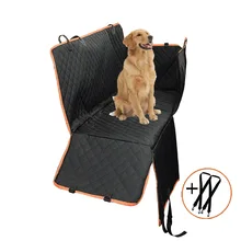 Дышащие коврики для домашних животных съемное автомобильное одеяло, водонепроницаемый коврик, открытый съемный автомобильный коврик для багажника, безопасность питомца, собака, автомобильное сиденье, черный