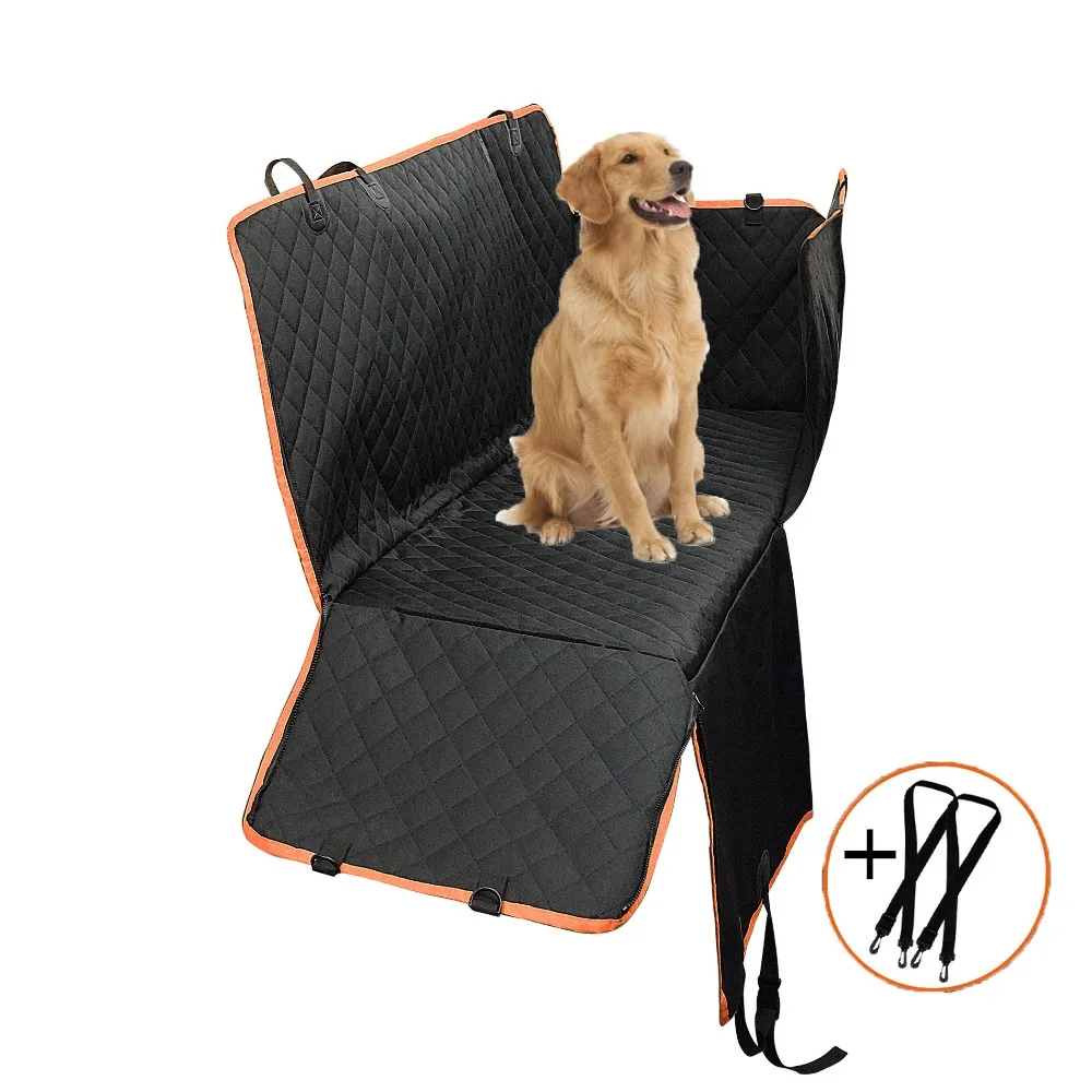 

Breathable Pet Mats Detachable Car Blanket Cover Waterproof Mat Outdoor Detachable Car Trunk Mat For Pet Safe Dog Car Seat Black