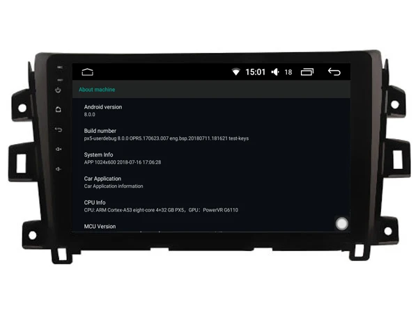 Best For Nissan Navara NP300 MURANO radio Android 8.0 car gps multimedia 64GB rom+IPS screen+CARPLAY+TDA7851 Amplifer+4 Car Launcher 5