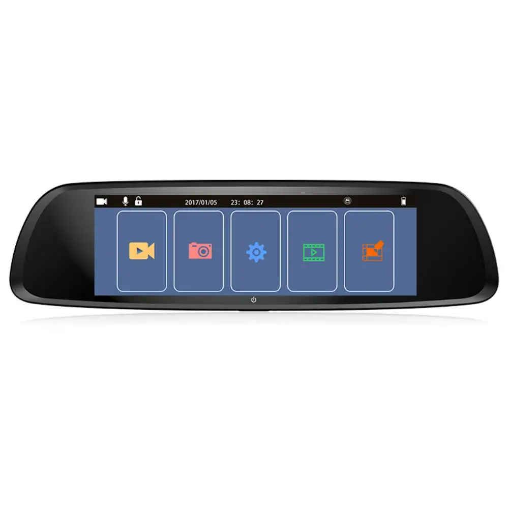

8 Inch Monitor Smart 1080P Night Vision Car DVR Touch Rear View Mirror Camera