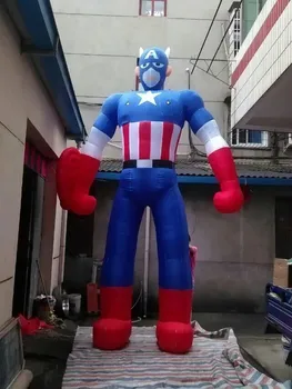 

DHL Free shipping inflatable Captain Avengers inflatable Captain American cartoon model for decoration