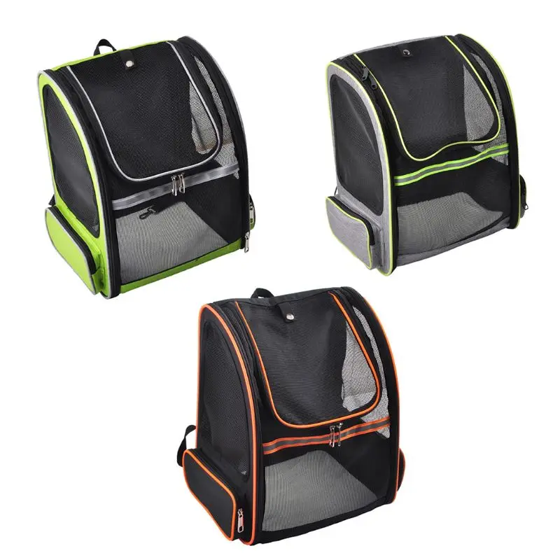 

Hot New Unisex Pet Carrier Breathable Mesh Carry Cat Dog Puppy Backpack Multifunction Casual Travel Portable Shoulder Bag