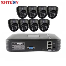 SMTKEY 8CH система видеонаблюдения HDMI Сетевой видеорегистратор комплект 8 шт. 720 P ip-камера домашняя система видеонаблюдения комплект видеонаблюдения