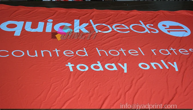 Fabric Banner Of Ez Tube Display Wall Custom Dye Sublimation