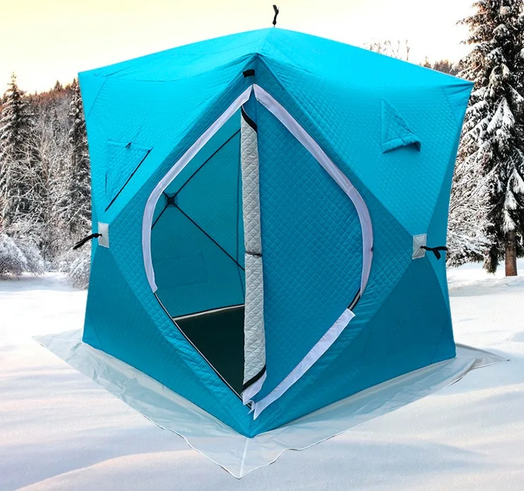 Winter Outdoor Quickfish House Tent Portable Pop Up Ice Fishing Shelfter Pop  - Tents - AliExpress