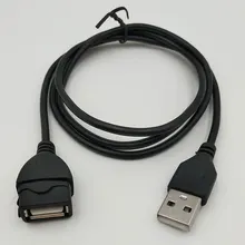 USB кабель-удлинитель, Супер Скоростной USB 2,0 кабель для мужчин и женщин, 1 м, кабель-удлинитель для синхронизации данных USB 2,0