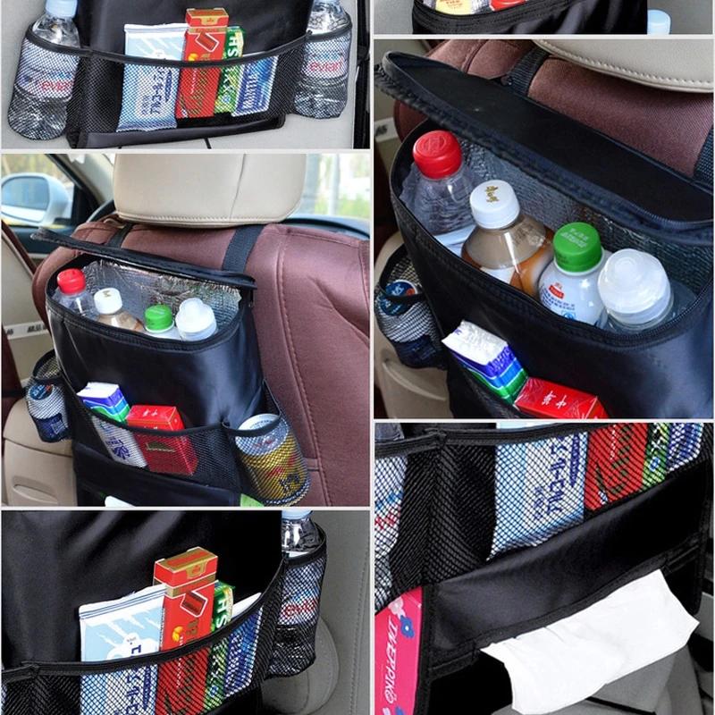 Shopping Cart Covers Seat Back Storage Bag Multi-Pocket Universal Long-lasting Insulation Hanging Holder Pouch Auto Accessories