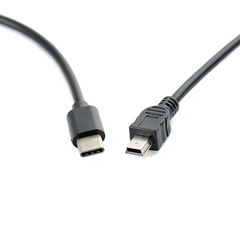 

30cm USB type-C to mini USB Cable Mini USB Type C Data cable digital line Adapter converter for Camera MP3 huawei notebook