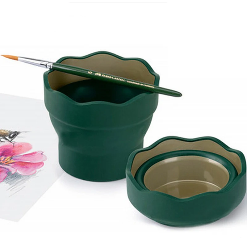 Wash Pen Holder Bucket Art Supplies Painting Tool can Fold Paint Brush