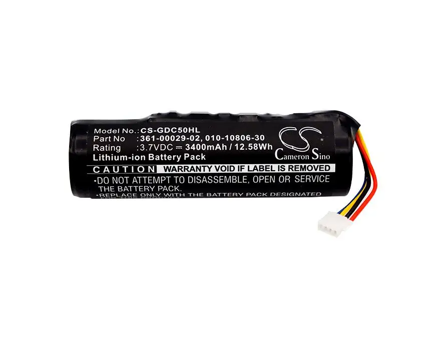 Аккумулятор Cameron Sino 3400 мАч для GARMIN Alpha 100 DC50 T5 TT10 TT15 стандартный ошейник