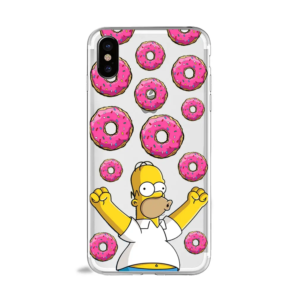 Homer J Simpson смешной Барт Симпсон Coque мультфильм чехол для телефона для huawei p30 p20 p10 lite P8 P9 mate 10 20 lite ТПУ силиконовый чехол - Цвет: tpu A1260
