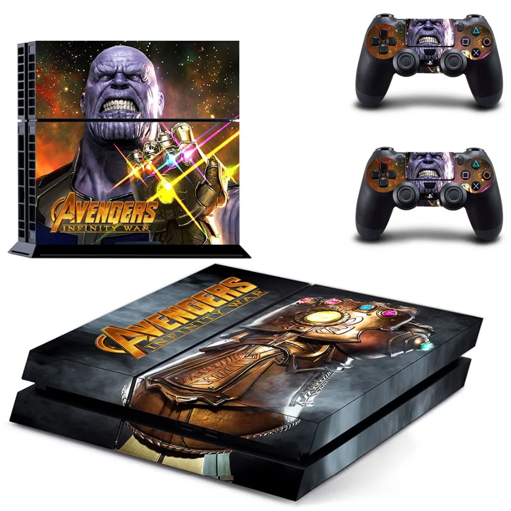 

Skins Stickers cover PS4 sticker The Avengers Play Station 4 skin PS4 controller skins adesivo play station 4 for Sony decal