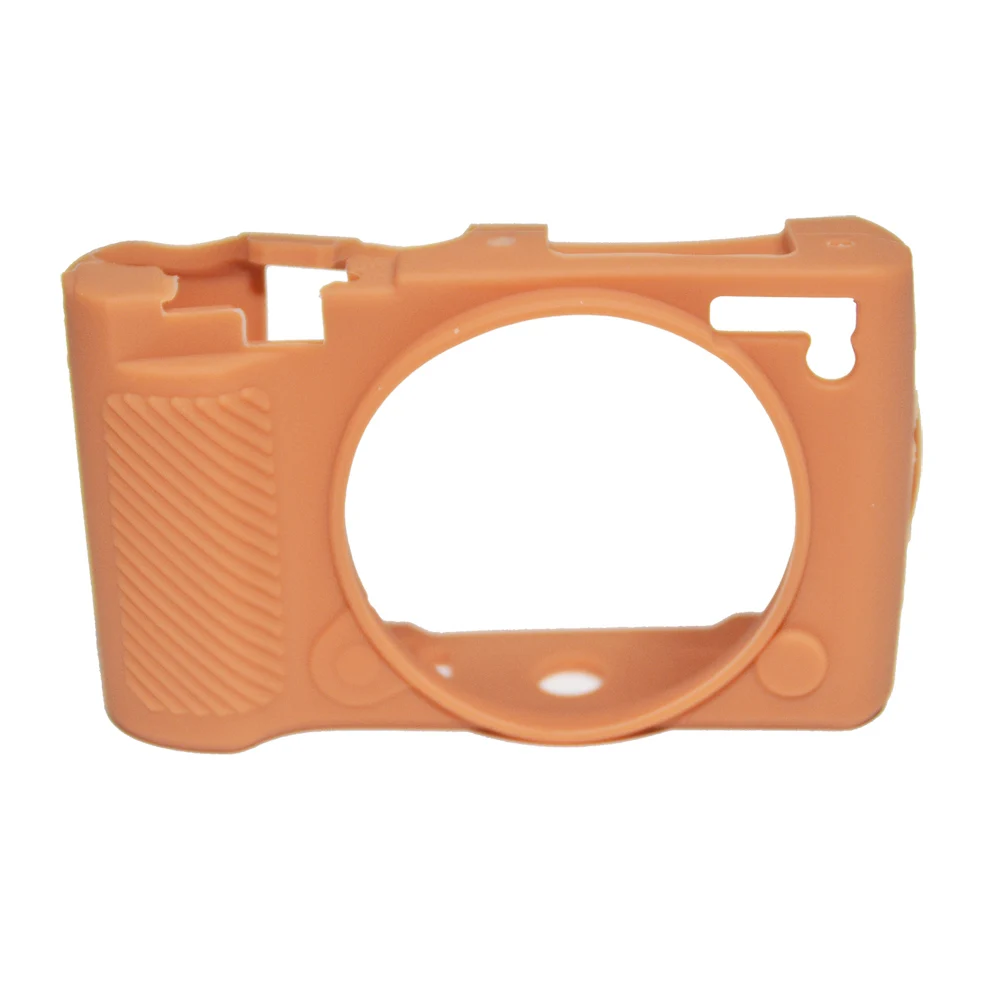 Хорошая сумка для камеры для Nikon J5 мягкий силиконовый резиновый чехол защитный чехол - Цвет: Brown