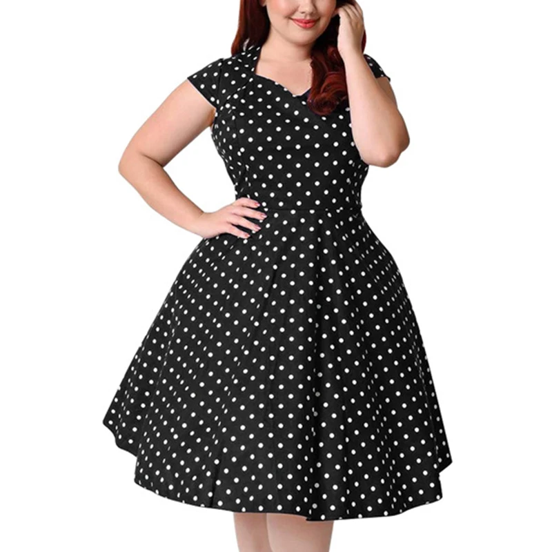 polka dot dress short