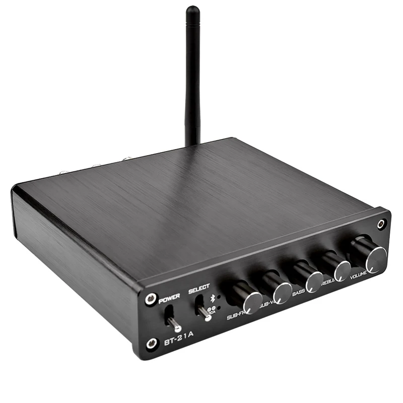 Tpa3116 Subwoofer Bluetooth Amplifier Hifi Tpa3116D2 2.1 Channel Digital Audio Amplifiers 50W x 2+100W Dc12-24V