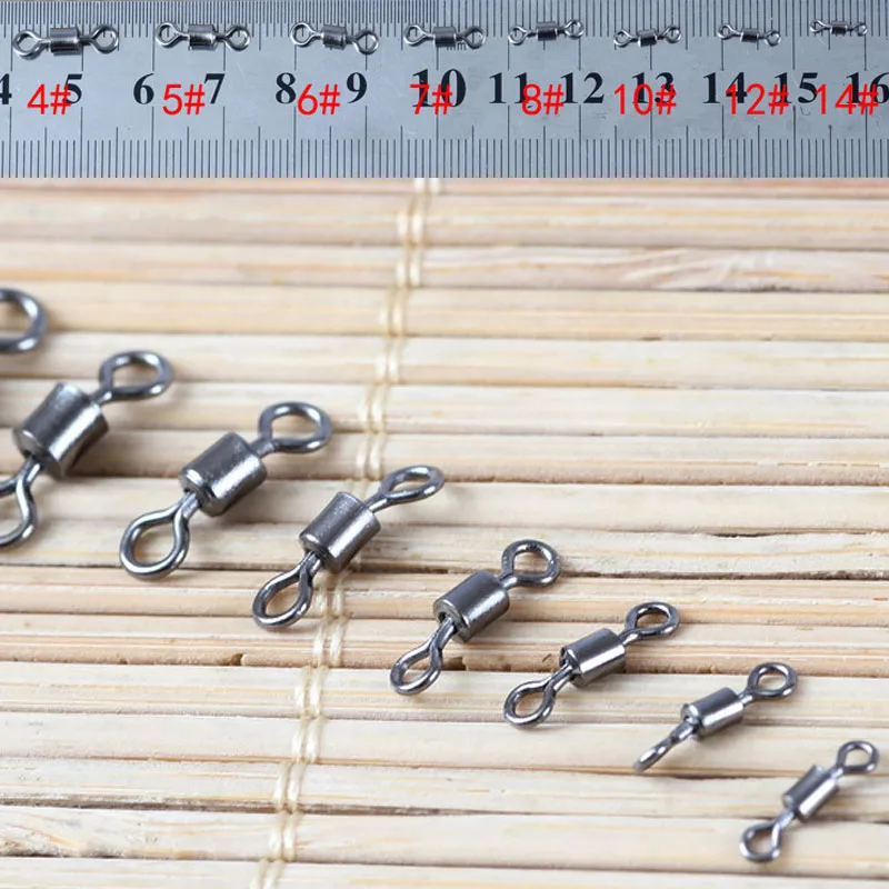 

High Quality Portable Stainless Steel Outdoor Sport Carp Fishing Ball Bearing Snaps Fishing Swivels Tackle Connector Rolling Rig