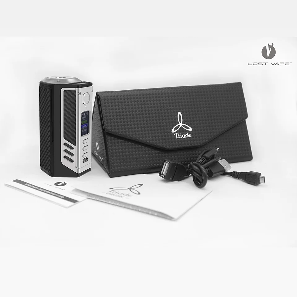 Оригинальный потерянный вейп триад DNA250C 300 Вт box mod ДНК 250C Чипсет тройной 18650 E