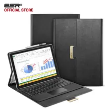 Case for Surface Pro 2017/ Pro 4 2015,ESR Business style PU Leather Built-in Stand with Multiple viewing Angles Folio Stand Case