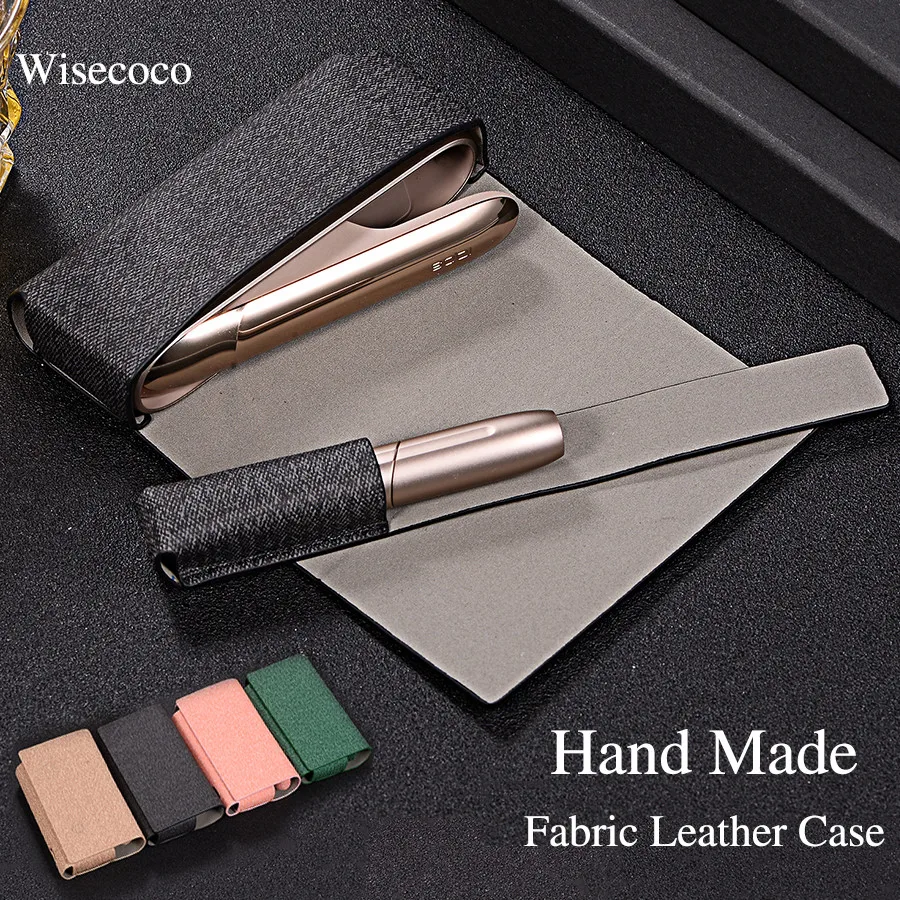 

Luxury Soft Fabric Leather Storage for Case for Iqos 3.0 Cigarette Accessories Carrying Hand Made Protective Cover for Iqos 3.0