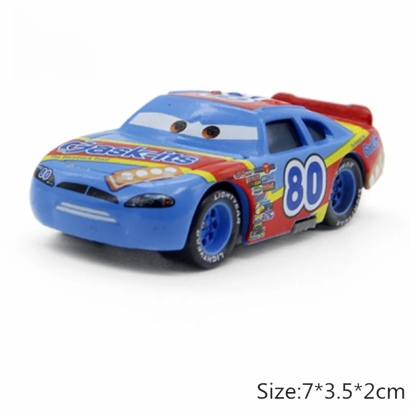Disney Pixar тачки 3 2 сказочные Hudson Hornet Салли матер Молния Маккуин 1:55 литые под давлением модели автомобилей из металлического сплава детский подарок игрушка для мальчика - Цвет: No.80