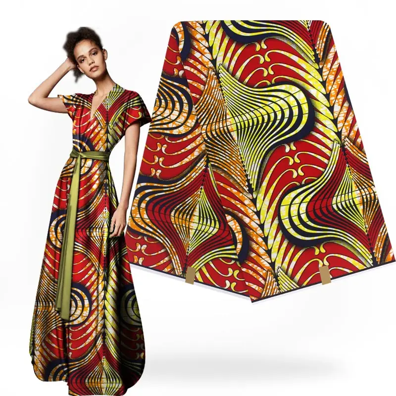 

2017 Java Wax Print Fabric Woven Cotton Hollandais Wax African Material Embroidered Nigerian Supper Ankara Wax H17042303
