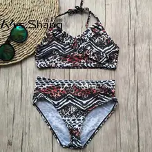 Купальный костюм для девочек от 6 до 14 лет детский леопардовый бикини для девочек-подростков, детская одежда для плавания из двух предметов купальный костюм с высокой талией купальник для девочек