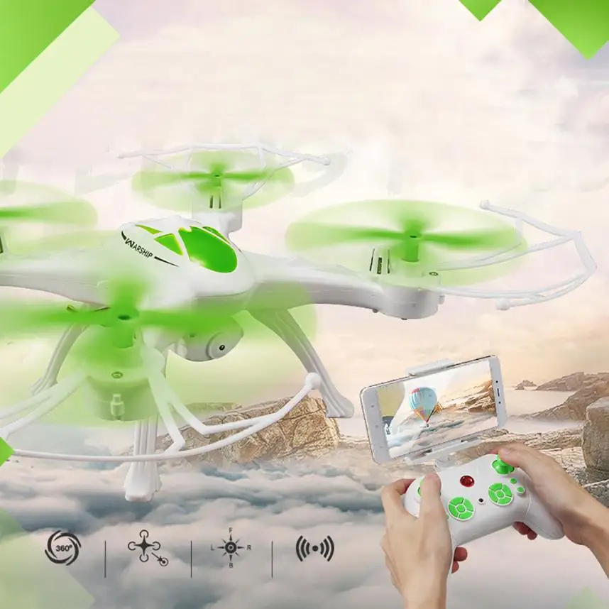 

JJRC H29WH RC Quadcopter 2.4G 4CH 6-Axis Gyro With 0.4MP WIFI Camera Z1013