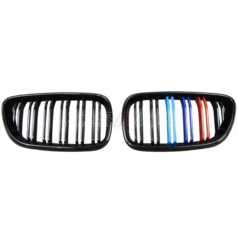 

Front Grill For BMW 2 Series F22 Coupe & F23 Convertible & F87 M2 Coupe Dual Slats Front Grille Gloss Black Finish