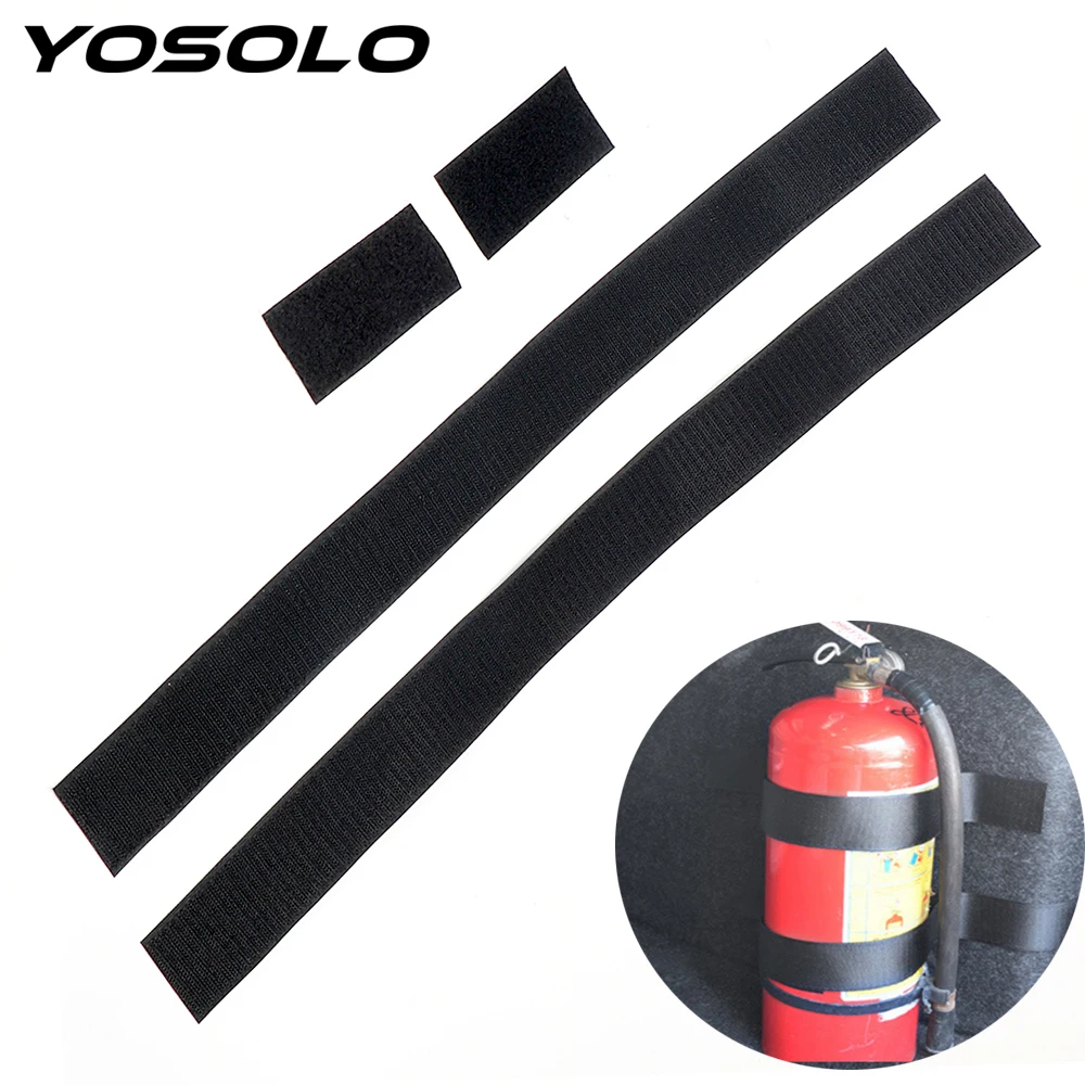 YOSOLO Car Trunk Organizer 60 x 5cm Fire Extinguisher Mount Straps Fixed Sundry Tape Car Organizers Stowing Tidying Car-styling YOSOLO Car Trunk Organizer 60 x 5cm Fire Extinguisher Mount Straps Fixed Sundry Tape Car Organizers Stowing Tidying Car-styling