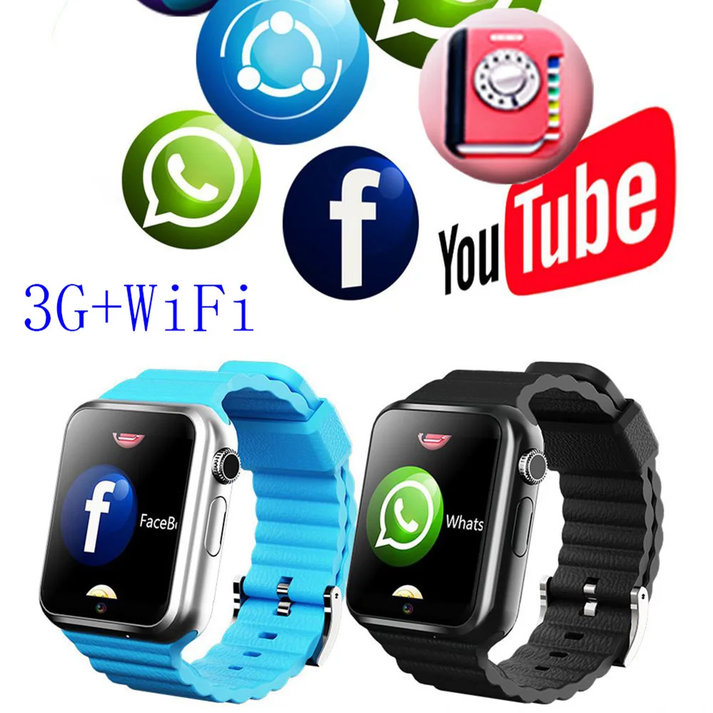  3G Smart Watch SIM Camera Smartwatch Wifi For Android Smartphone Touch Screen MTK6572