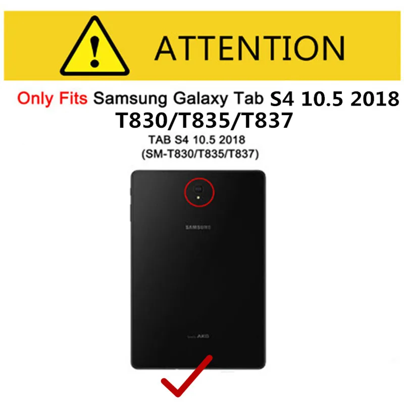 Противоударный чехол для Samsung galaxy tab s4 10 5 с поворотом на 360 градусов|Чехлы