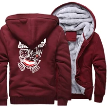 2017 Men’s Sportswear Hoodies Print TOKYO CHOUL Anime Harajuku Hip Hop Brand Clothing Kpop Sweatshirts Mens Thick Hoody Zipper