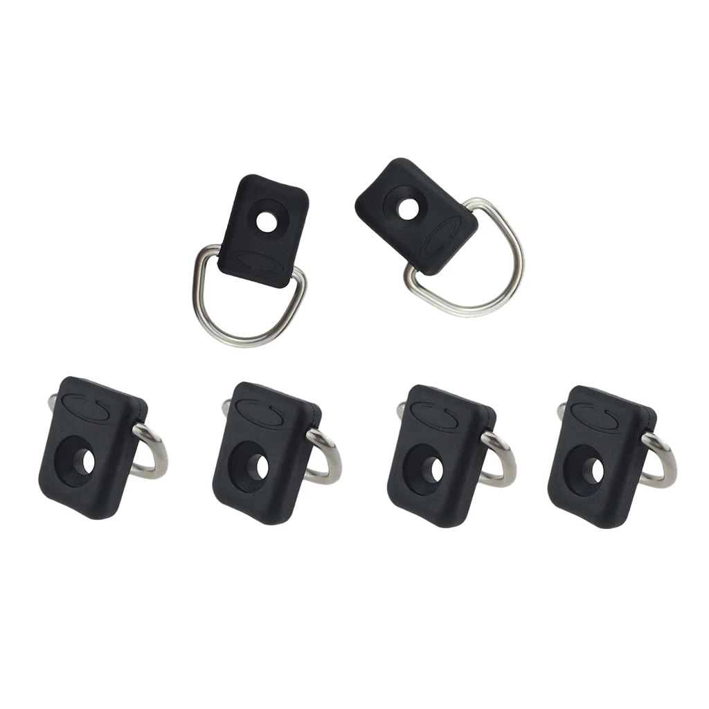 MagiDeal Marine Canoe Kayak Boat D-Ring Safety Deck Loop Mounting Tie Down Kit 