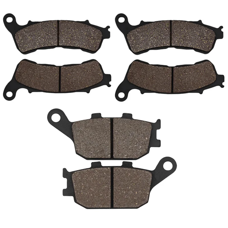 

Cyleto Motorcycle Front and Rear Brake Pads for Honda XL 700 Transalp 08-11 CB 600 CB600F Hornet 07-12 NC 700 NC700 2012 2013