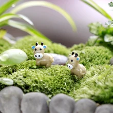 Сказочный Сад, миниатюра, фигурка животного коровы, микро Ландшафтный орнамент, товары для сада