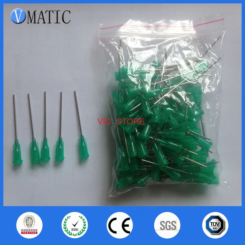 

Free Shipping 1'' Inch 18G TE Glue Dispensing Luer Lock Needle Tip 100Pcs