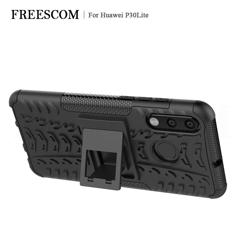For Huawei P30 Case Lite Cover Heavy Rugged TPU+PC Armor Shockproof Kick Stand Pro P30Lite |